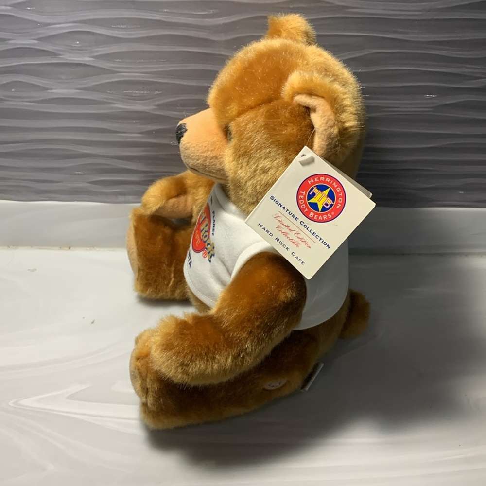 Hard Rock Cafe Atlanta Collector Bear NEW limited Edition Herrington Teddy Bear - Picture 4 of 10